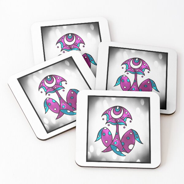 Item preview, FLWR 9 DarkPink/PaleBlue designed and sold by EddieGarland.