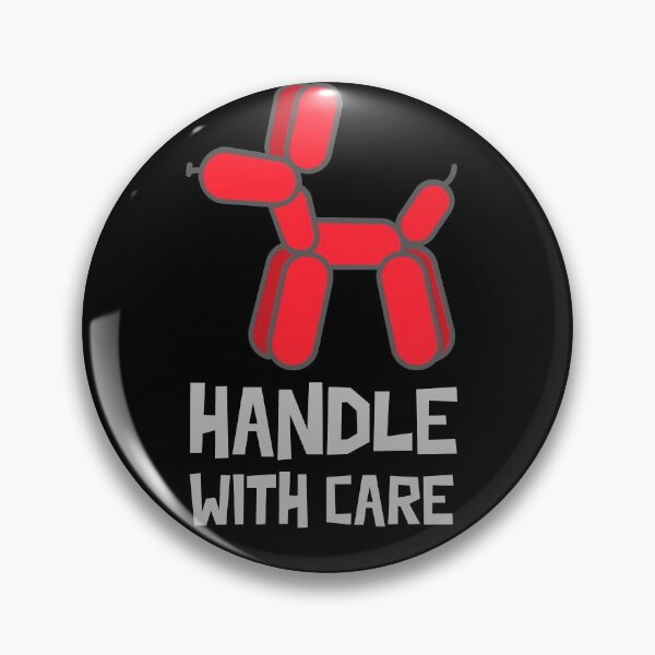 Item preview, Handle with care (Balloon Dog). Feeling fragile. Red. designed and sold by JellyBeenzz.