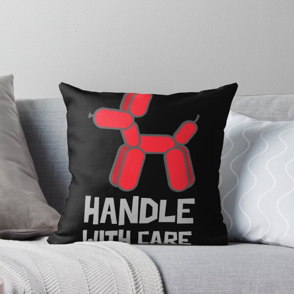 Item preview, Handle with care (Balloon Dog). Feeling fragile. Red. designed and sold by JellyBeenzz.