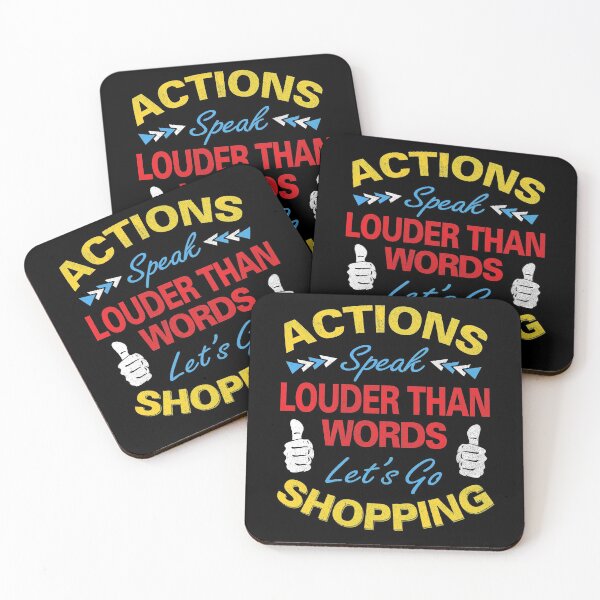 Item preview, Actions Speak Louder Than Words designed and sold by MoonsmileProd.
