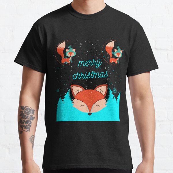 Merry Christmas fox Classic T-Shirt