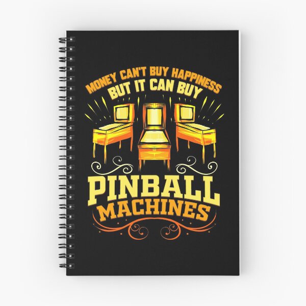 Item preview, Pinball Machine Buy Happiness Funny Retro Arcade designed and sold by Pizzaboy777.
