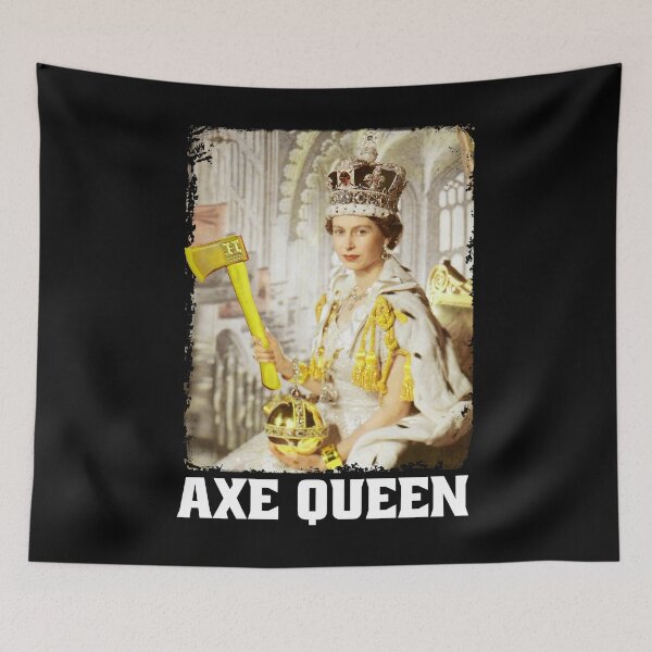 Item preview, Axe queen - Funny Axe Throwing designed and sold by HatchetHarrys.