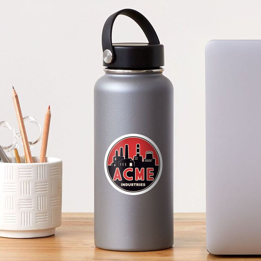 "Acme Industries" Sticker for Sale by jennypool Redbubble