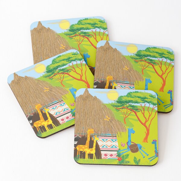 Item preview, Blue Giraffe - Julia and Julian and their animal friends in Zambia designed and sold by bluegiraffekids.