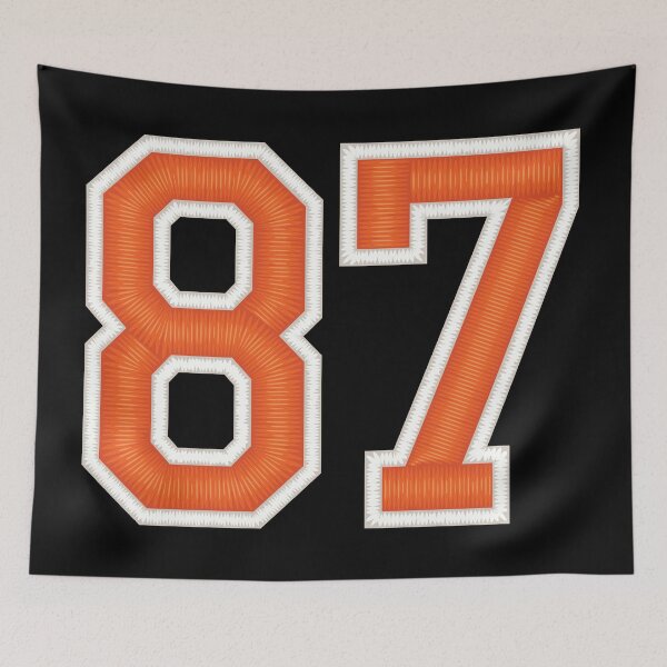 Item preview, Sports Number 87 Jersey eighty-seven Orange designed and sold by elhefe.