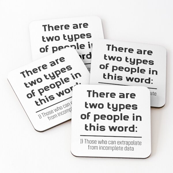 Item preview, Two types of people - Science Essential Gift designed and sold by DiogoCalheiros.