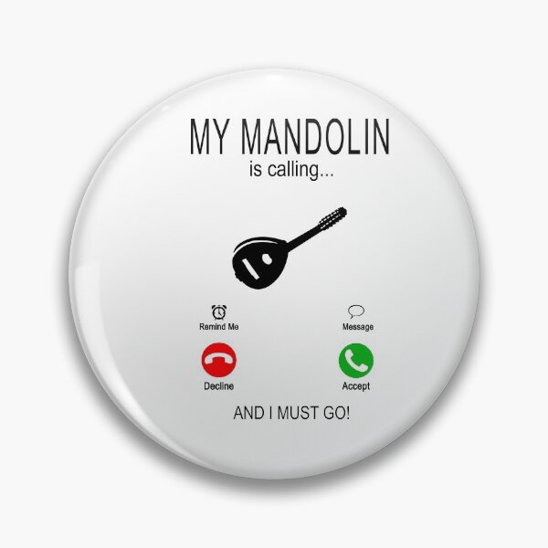Artikelvorschau, My Mandolin is calling - Mandoline - Mandola - Musikinstrument black entworfen und verkauft von dJ-Design.