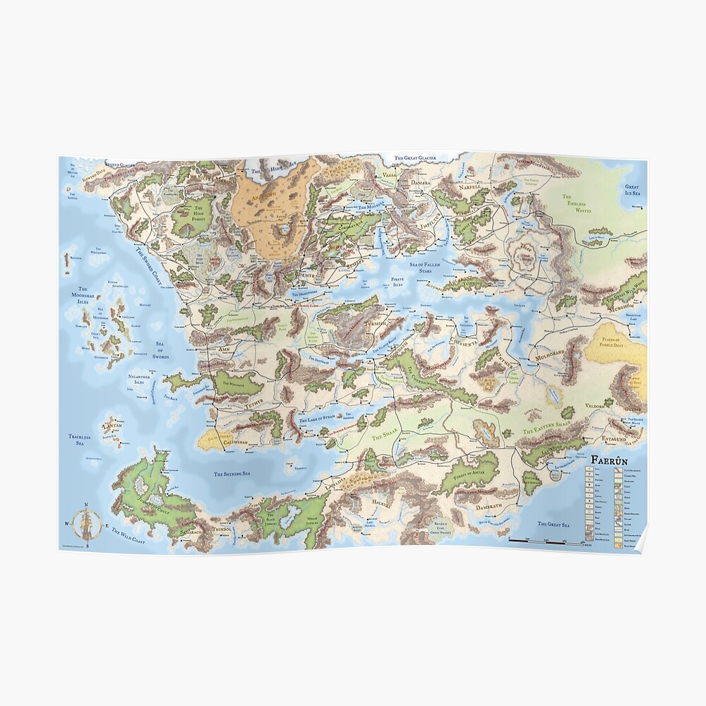 Mudo mar a folleto forgotten realms map apoyarse v leibol profesor de