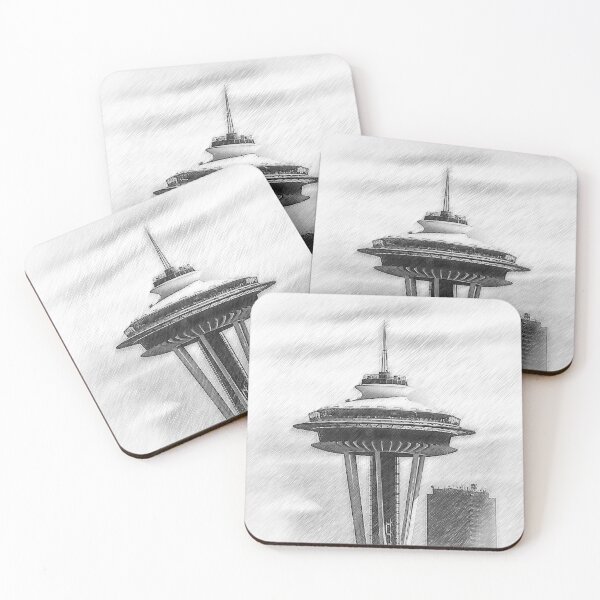 Item preview, Space Needle Sketched designed and sold by KirtTisdale.