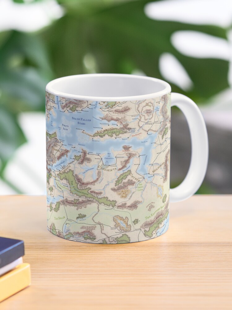 Forgotten Realms map (3.5e)&quot; Coffee Mug for Sale by wolfofthenorth 