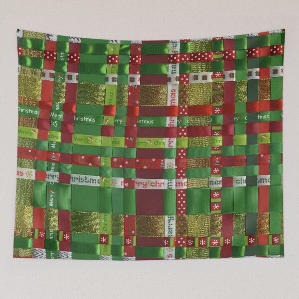 Item preview, Classic Christmas Ribbon Weave designed and sold by LymphomaLass.