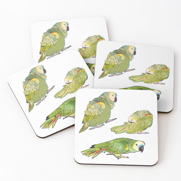 Item preview, Blue Fronted Amazon Parrot Sticker Pack designed and sold by Zurickdesigns.