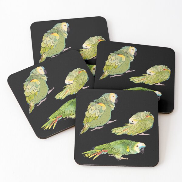Item preview, Blue Fronted Amazon Parrot Sticker Pack designed and sold by Zurickdesigns.
