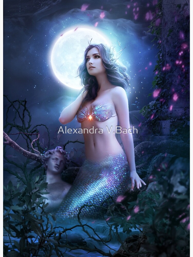 Poster for Sale mit Kleine Meerjungfrau von Alexandra V.Bach