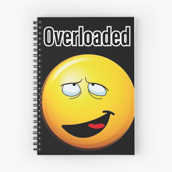 Item preview, Funny "Overloaded" Emoji designed and sold by jfcreations.