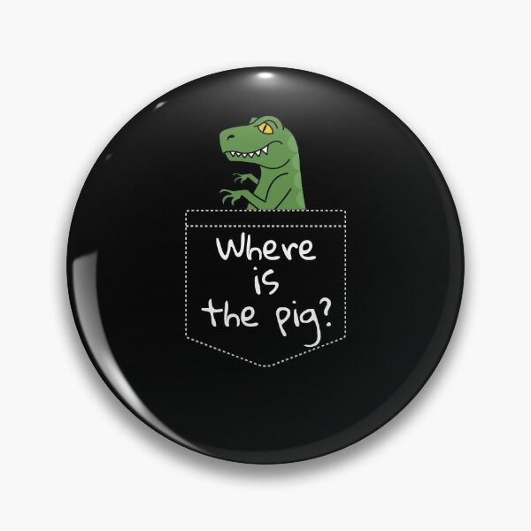 Item preview, Copy of Where Is The Pig? Dinosaur in Pocket designed and sold by NostalgicLatin.