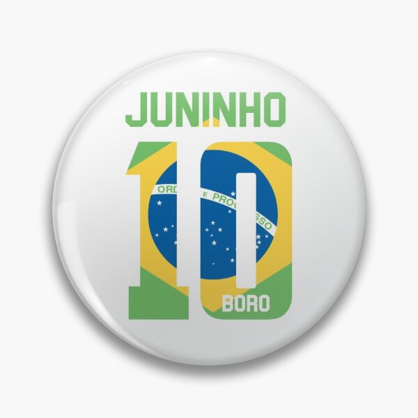 Item preview, Juninho 10 - Brazil Flag Text Design designed and sold by iRussJ.