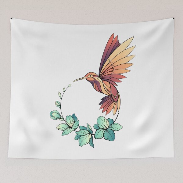 Item preview, Humming Bird Art (No Background) designed and sold by Rachel Bourgeois.