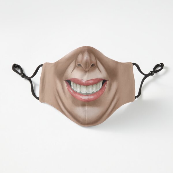 Teeth, teeth face mask Fitted 3-Layer