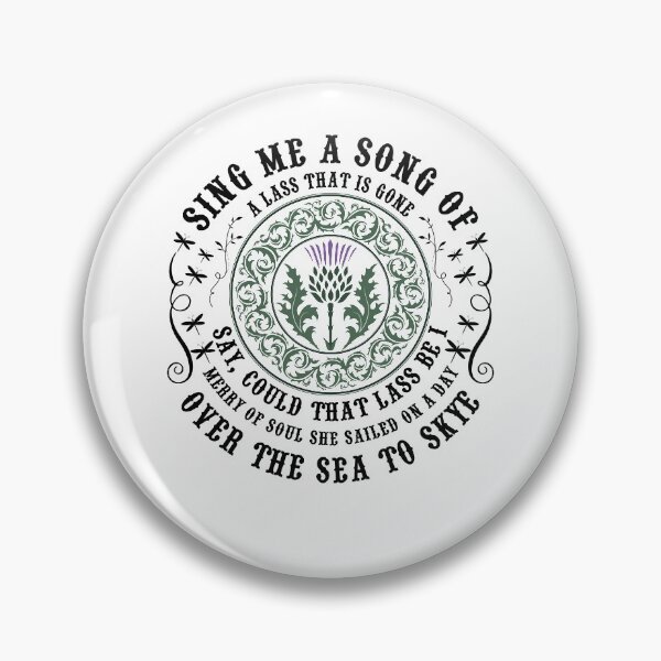 Item preview, Sing Me A Song Of A Lass That Is Gone Thistle Flower designed and sold by CoxxDaniel.