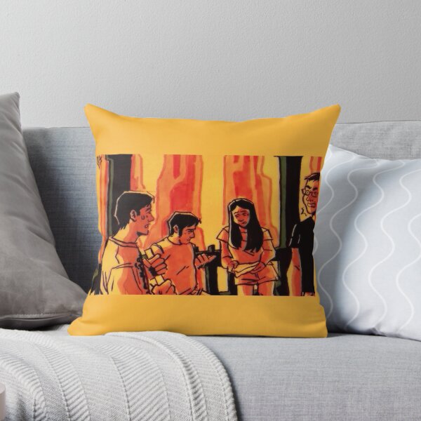 Clock Out Throw Pillow