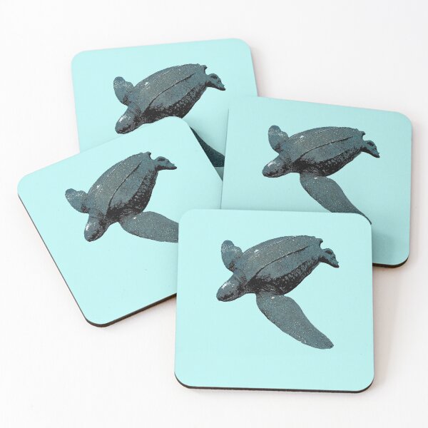 Item preview, Leatherback Sea Turtle Color Print  designed and sold by designsasstultd.
