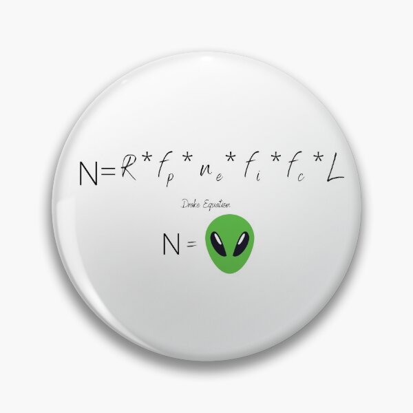 Item preview, Drake Equation - Life in the Universe - Scientist Print - Researchers Print designed and sold by ChartGifts.