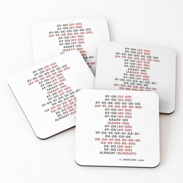 Item preview, Freddie Mercury AY-OH Live Aid designed and sold by Millie Furmston.