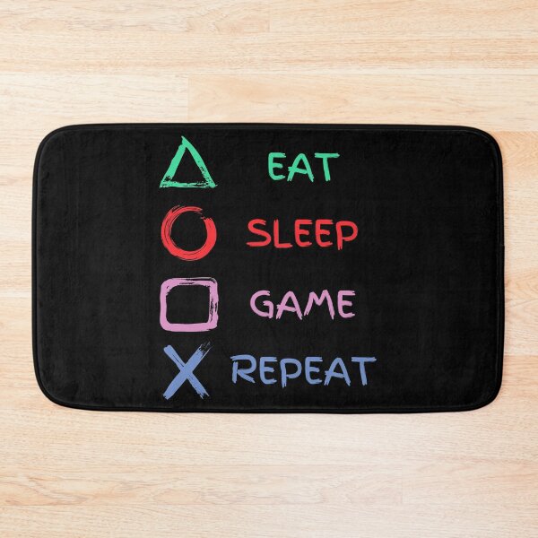 Item preview, Eat Sleep Game Repeat designed and sold by vibrantyy.