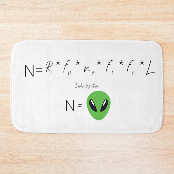 Item preview, Drake Equation - Life in the Universe - Scientist Print - Researchers Print designed and sold by ChartGifts.