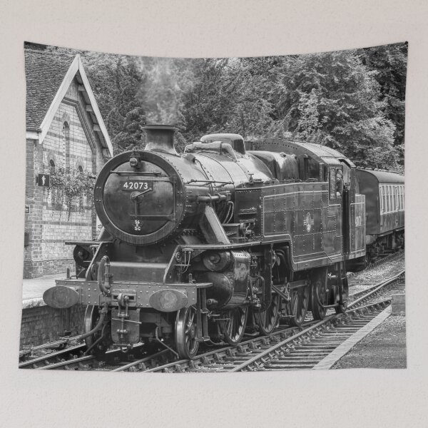 Item preview, BR Fairburn 4MT - Black and White designed and sold by Steve H Clark.