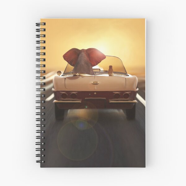 Item preview, elephant and dog travel by car designed and sold by Mike Kiev art.