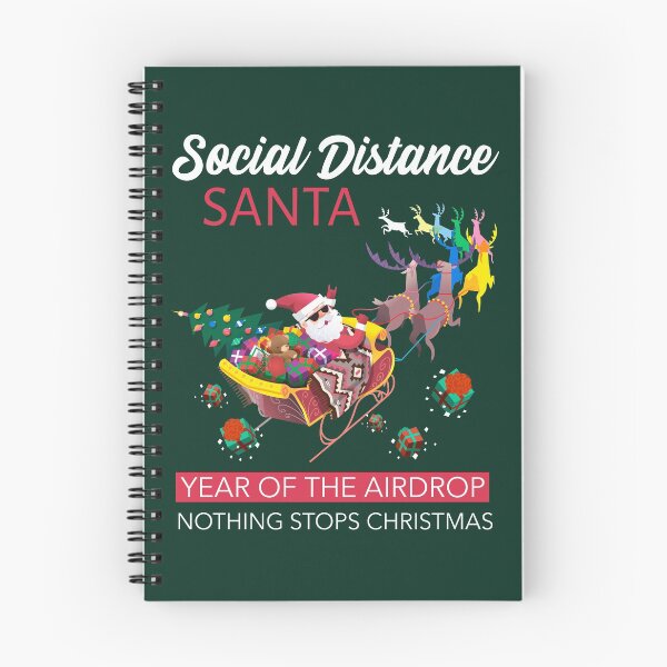Item preview, Social Distance Santa, Pandemic Christmas designed and sold by sableandshadow.
