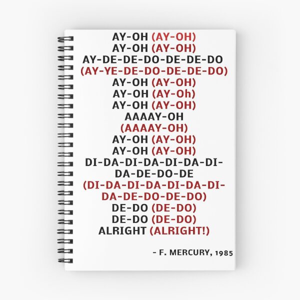 Item preview, Freddie Mercury AY-OH Live Aid designed and sold by Millie Furmston.