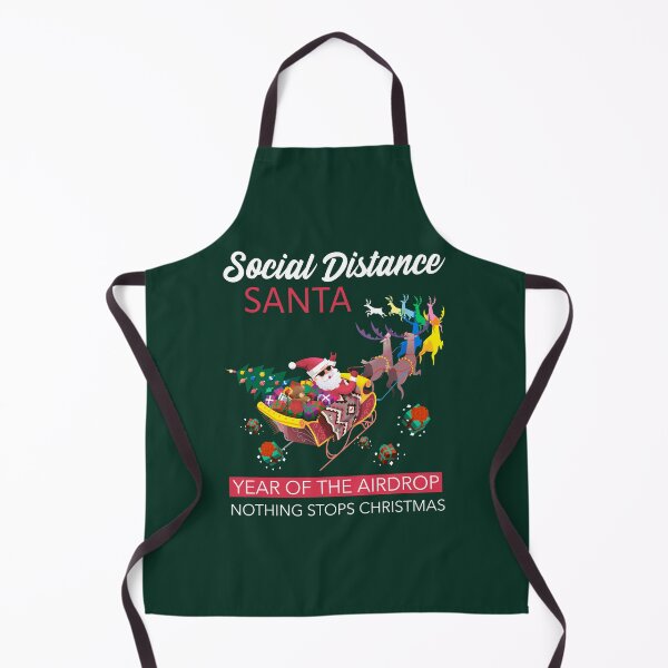 Item preview, Social Distance Santa, Pandemic Christmas designed and sold by sableandshadow.