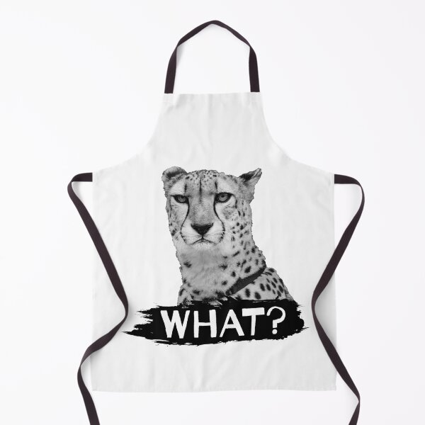 Item preview, What? Funny Cheetah Face designed and sold by quackynaut.