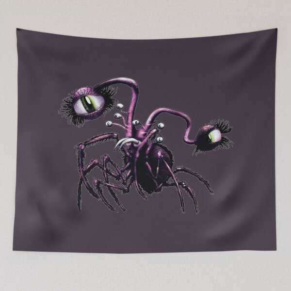 Item preview, Jeffery the Big-Eyed Spider Purple designed and sold by iduzarts.