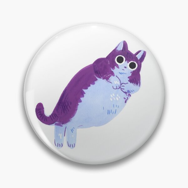 Item preview, Purple Chubby cat designed and sold by jesswashereart.