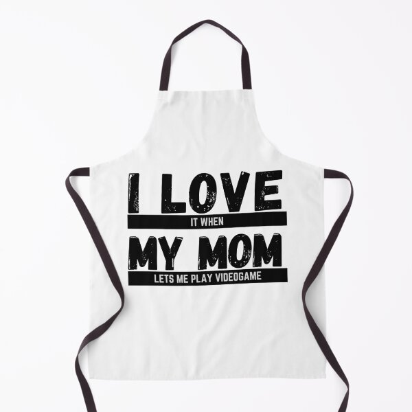 Item preview, I love it when my mom lets me play video games funny design designed and sold by Flow-Store.