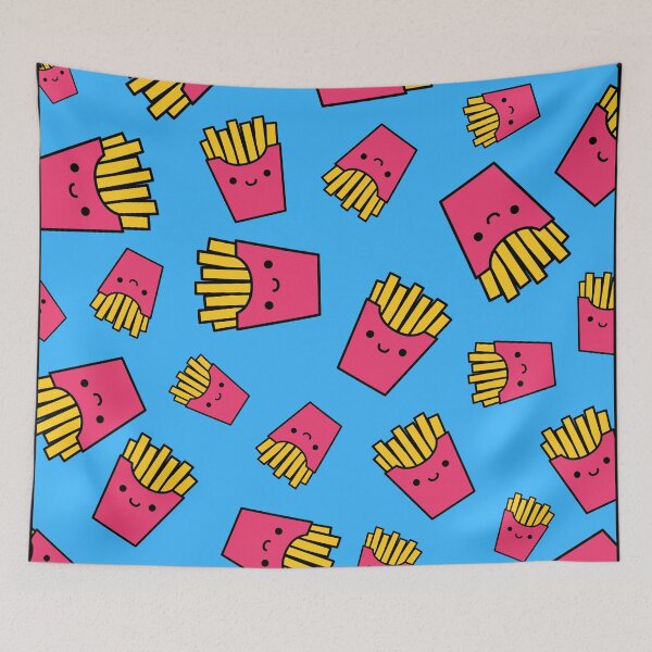Item preview, Colorful Cute French Fries Pattern designed and sold by SoloTravelerSt.