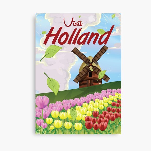 Holland vintage travel poster Canvas Print