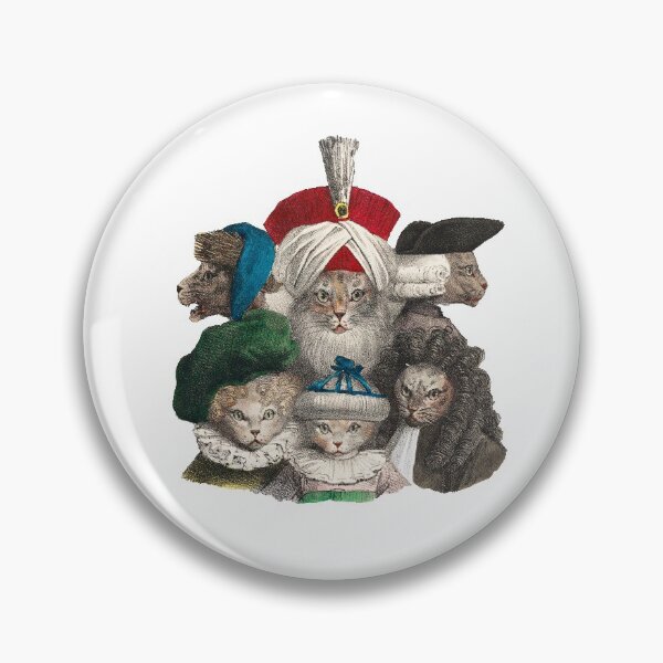 Aperçu de l'œuvre Les Chats Coiffés Funny Victorian Cats créée et vendue par quackynaut.
