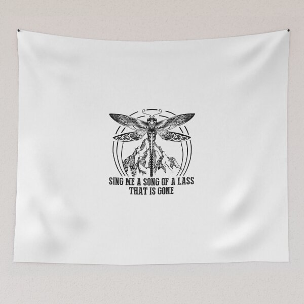 Item preview, Outlander Theme Sing Me A Song Of A Lass That Is Gone Dragonfly designed and sold by CoxxDaniel.