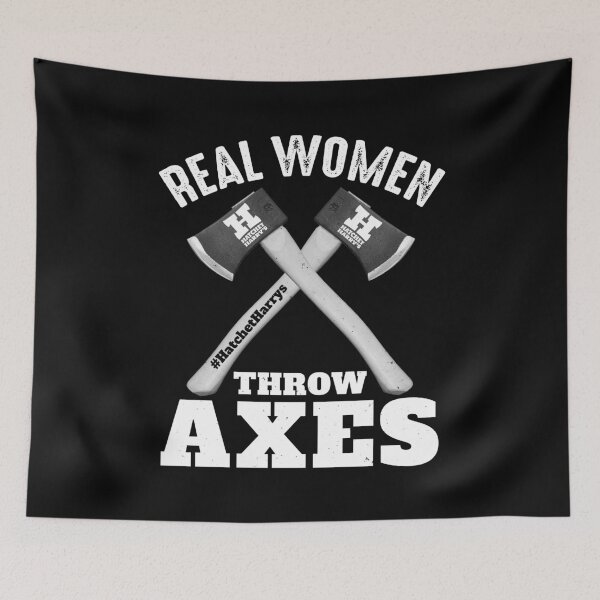 Item preview, Real women throw axes - Axe Throwing  designed and sold by HatchetHarrys.