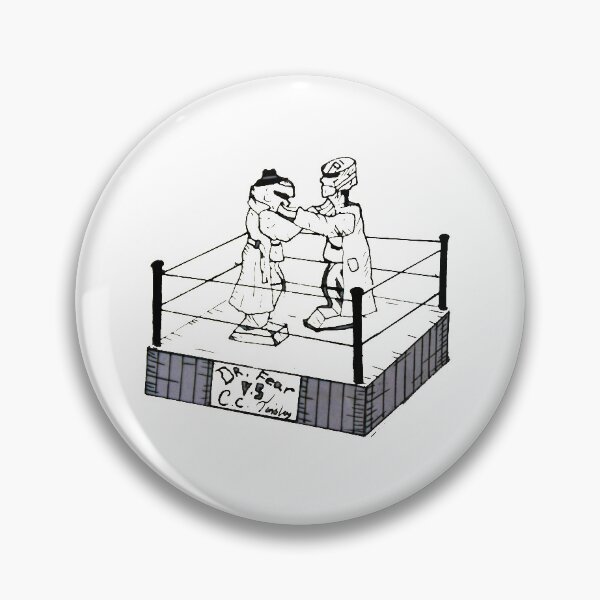 Item preview, C.C Tinsley VS Dr. Fear Buzzfeed Unsolved Inspired Print Sticker designed and sold by veeebles.