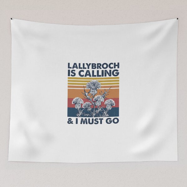 Item preview, Outlander Theme Lallybroch Is Calling And I Must Go Thistle designed and sold by CoxxDaniel.