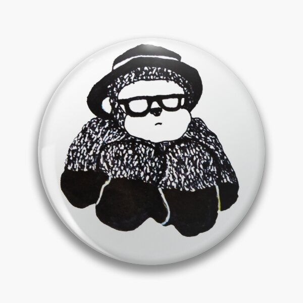 Item preview, Monkey With The Sunglasses Doll Island Buzzfeed Unsolved Inspired Print ticker designed and sold by veeebles.