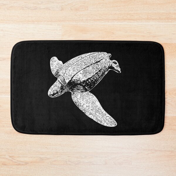 Item preview, Leatherback Sea Turtle White Print designed and sold by designsasstultd.