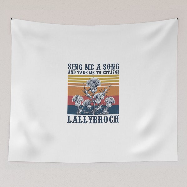 Item preview, Outlander Theme Sing Me A Song And Take Me To Est 1974 Lallybroch Thistle designed and sold by CoxxDaniel.